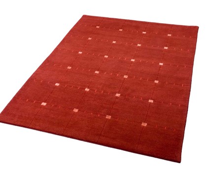 Nepal Rood Blok 170 x 240 cm op voorraad