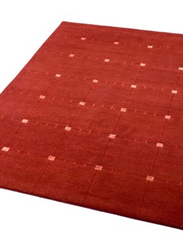 Nepal Rood Blok 170 x 240 cm op voorraad