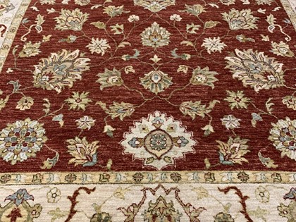 Ziegler Red Ind - in maat 200 x 250 cm op voorraad