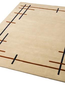 Stripe Beige Terra Blauw - 2 maten op voorraad