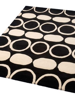 Nepal Zwart Wit - 258 - 170 x 240 cm - € 1199,00