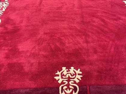 Bahktapur Rood 200x250 cm