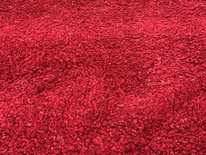 Silk Shaggy Red 200x250 cm In voorraad